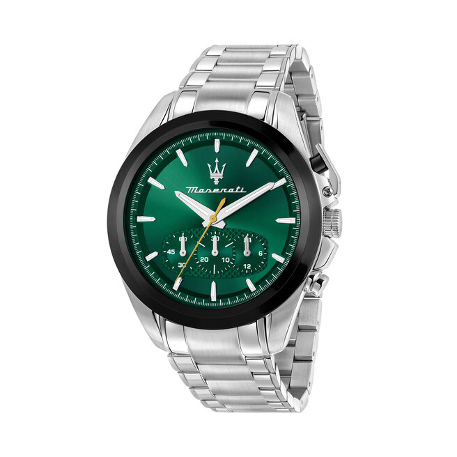 Zegarek Maserati Traguardo Chronograph R8873612065 Srebrny -