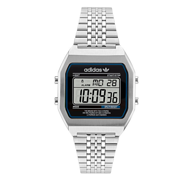 Zegarek adidas Originals Street Digital Two - Srebrny