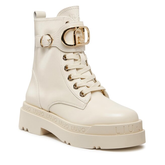 Botki Liu Jo Love 40 SF3037 P0102 Ivory S1185 eobuwie .pl