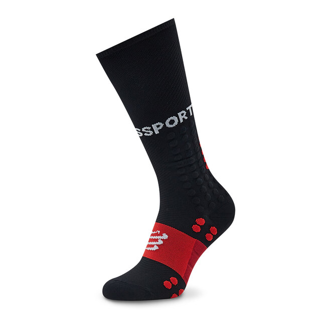 Compressport Unisex Magasszárú Zokni Compressport Run SU00004B Black 990