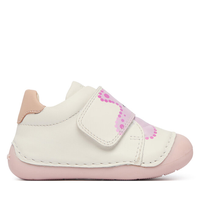 Półbuty Geox B Tutim Girl B3540B 00085 C1Z8Z Biały - dziewczęce