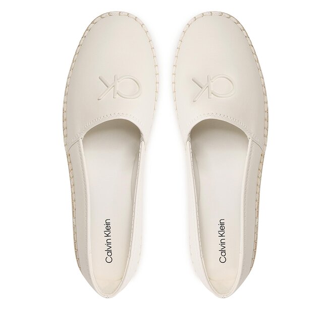 Calvin Klein Еспадрили Calvin Klein Espadrille HW0HW01457 Marshmallow YBJ
