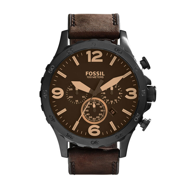 Laikrodis Fossil Nate JR1487 Dark Brown 