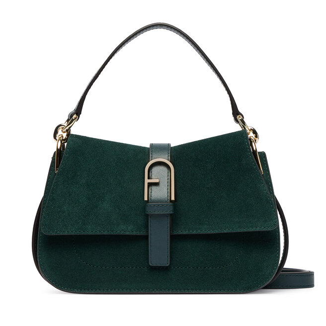 Torebka Furla Flow Mini Top Handle WB01032 BX3045 CN 5137S Zielony ciemny -