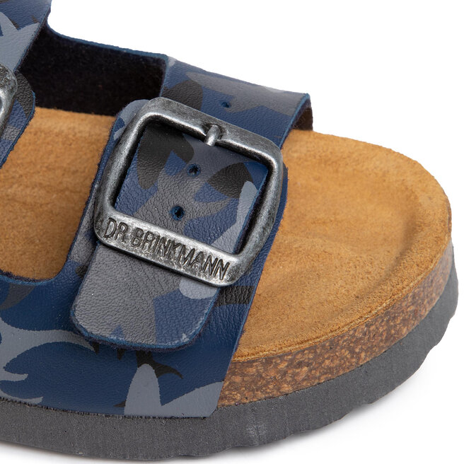 Dr. Brinkmann Papucs Dr. Brinkmann 500298 S Navy/Shark 5