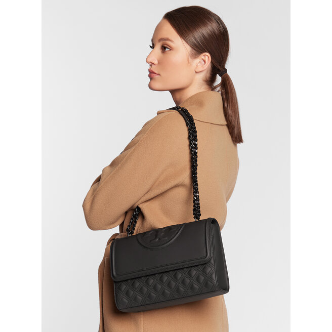 Matte black tory 2025 burch fleming