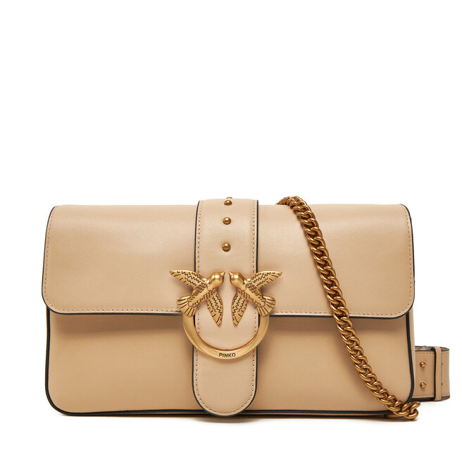 Torebka PINKO Love One Classic Fl 104524 A0QO - Beżowy
