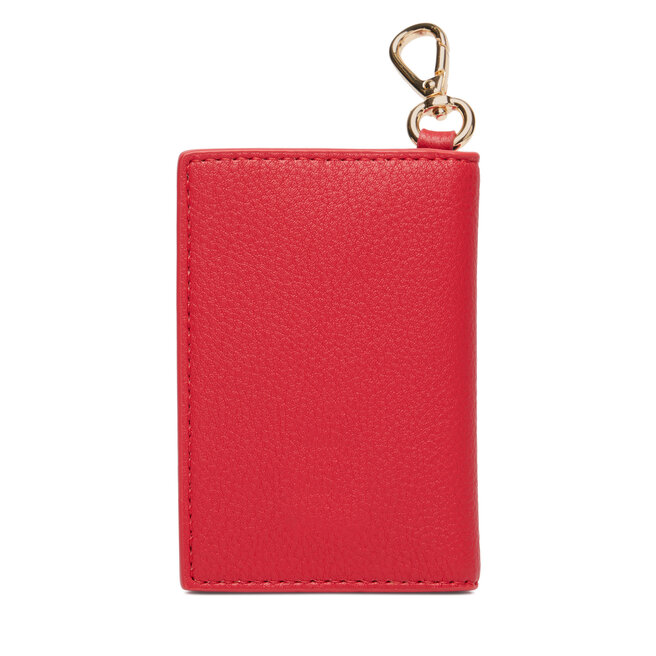 Etui na karty kredytowe Tommy Hilfiger Th Icon Cc Holder W/Strap AW0AW18480 Czerwony -