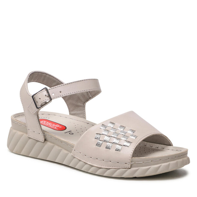 Sandale Go Soft EST-2299-03 White epantofi-Femei-Șlapi imagine noua