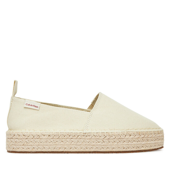 Espadryle Calvin Klein Jeans Platform Espadrille Ml Cs - Beżowy