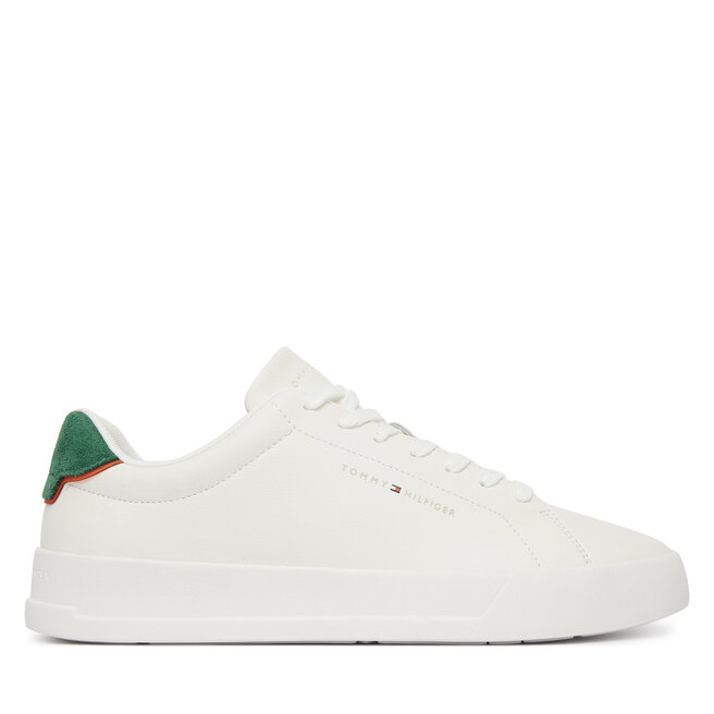 Sneakersy Tommy Hilfiger Th Court Core Ess Leather FM0FM05367 Biały - męskie