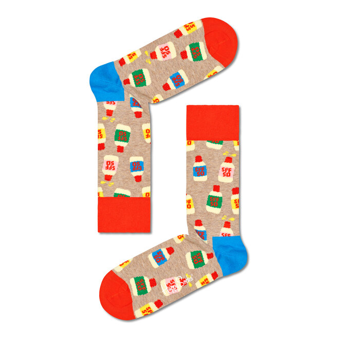 Șosete Înalte Unisex Happy Socks SPF01-3300 Colorat Colorat imagine noua