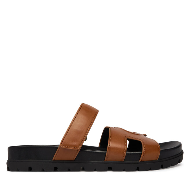 Klapki Guess FLJFAS ELE03 Brązowy jasny -