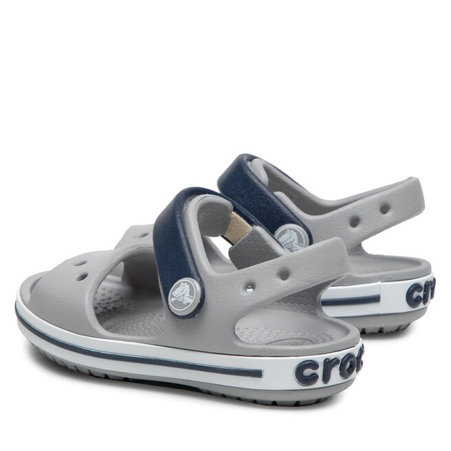 Crocs Сандали Crocs Crocband Sandal 12856 Light Grey/Navy