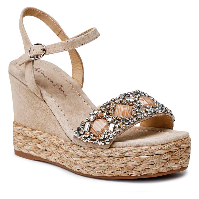 Alma En Pena Εσπαντρίγιες Alma En Pena V22281 Suede Vison