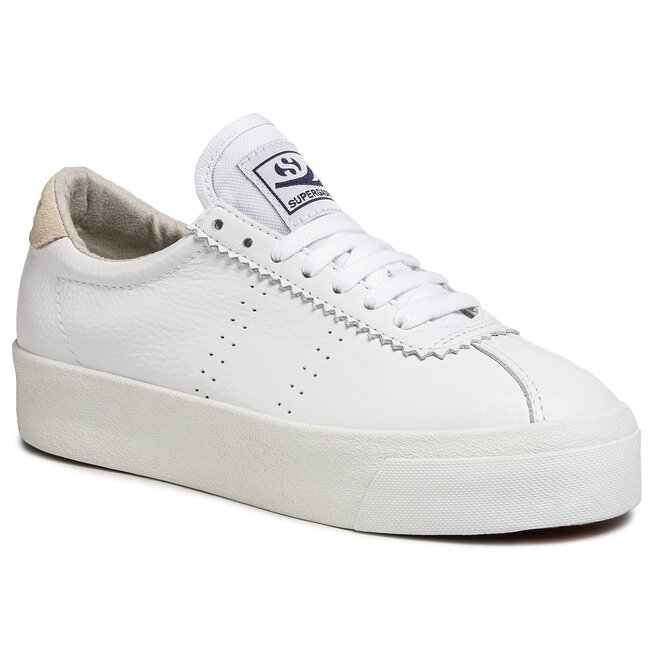 Sportcip Superga 2854 Club 3 Leasuew S1113FW White Beige Lt Sand