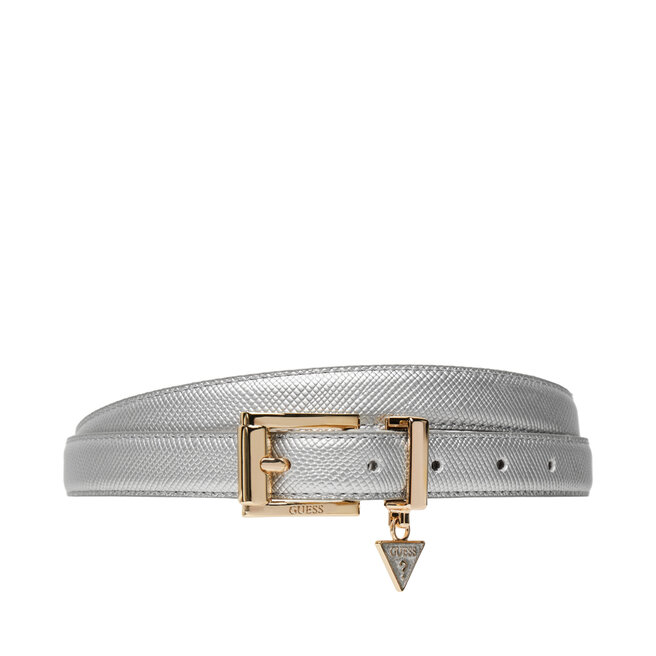 Pasek Damski Guess BW9256 - Srebrny