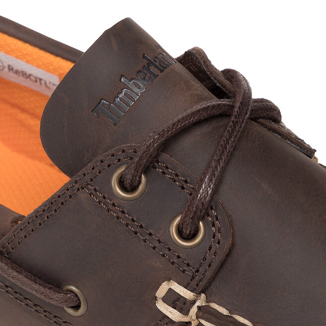 Timberland Pantofi Timberland Cedar Bay Boat Shoe TB0A29YG931 Dk Brown Full Grain