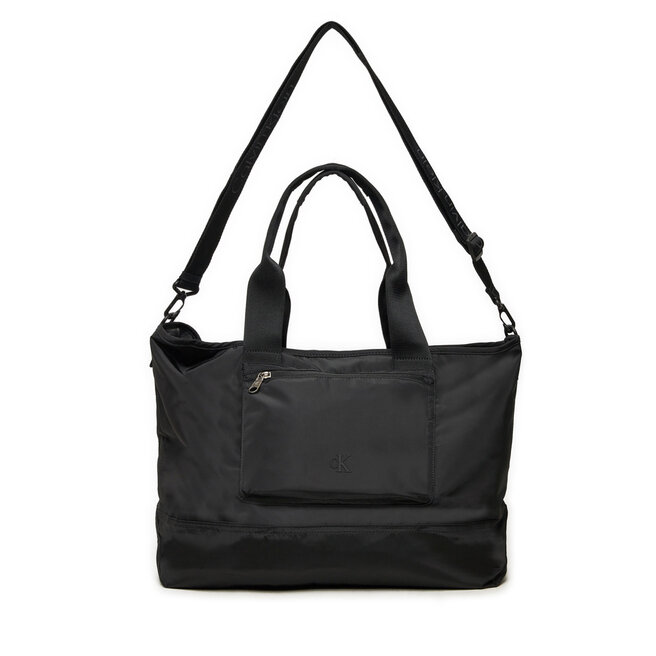 Torba Calvin Klein Jeans Over Webbing - Czarny