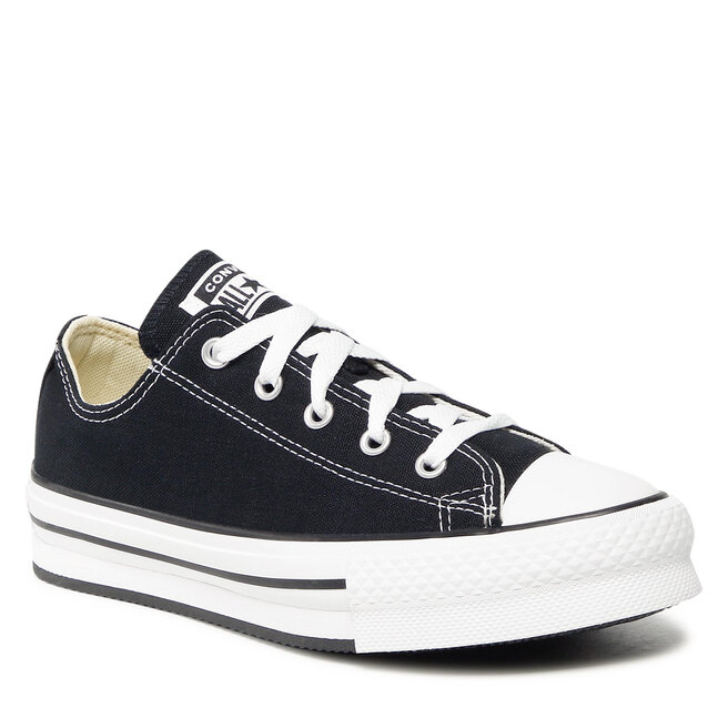 Teniși Converse Ctas Eva Lift Ox 272857C Black/White/Black
