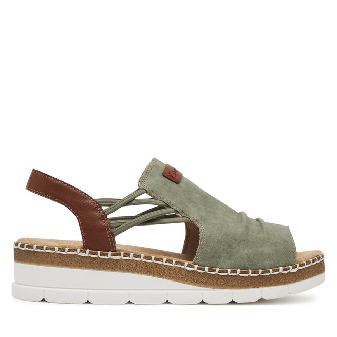 Sandały Rieker CEO-V1261-52 Zielony - kobiece