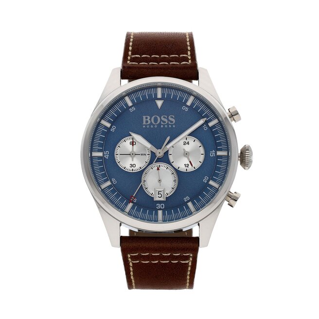 Ceas Boss Pioneer Chronograph 1513709 Brown/Silver 1513709 imagine noua gjx.ro