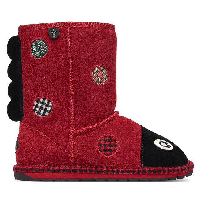 Śniegowce EMU Australia Lenny Ladybug K13325 Czerwony