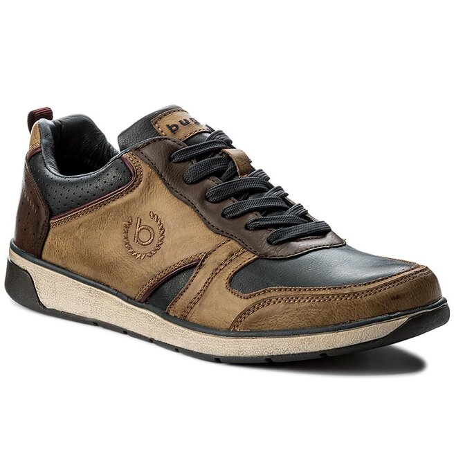 Zapatillas Bugatti Serval Para Hombre - Cordones, Corte Regular, Resistentes Al Agua