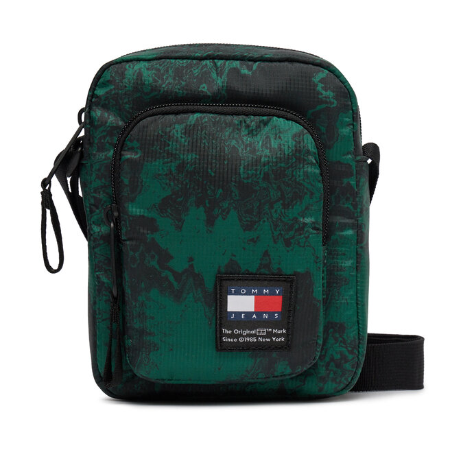 Saszetka Tommy Jeans Tjm Boyhood Print Reporter - Zielony