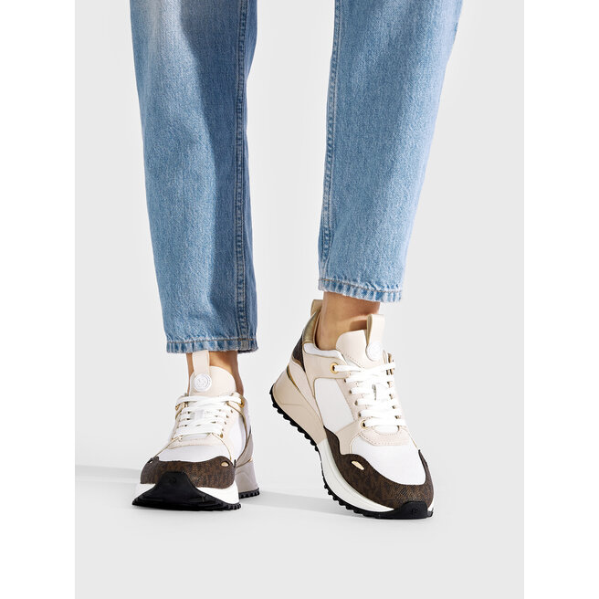 Sneakersy MICHAEL Michael Kors Theo Trainer 43F1THFS1B Optic White