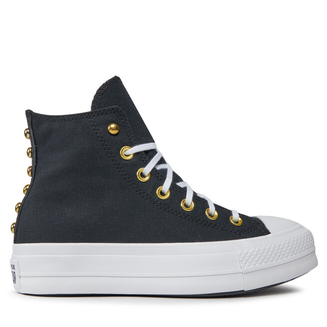 Trampki Converse Chuck Taylor All Star Lift Platform Star Studded - Czarny