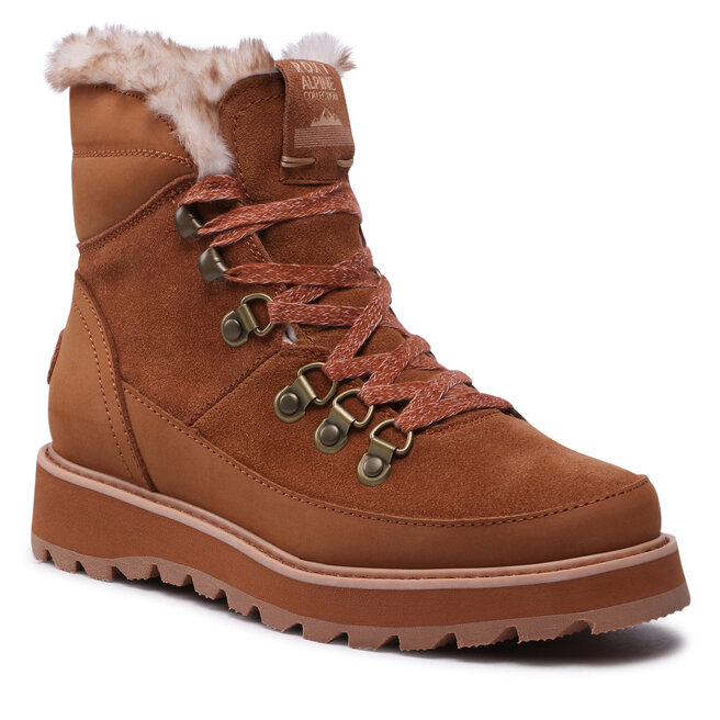 Botas Roxy Sadie Encaje-up Mujer Marrones Botas De Nieve Roxy