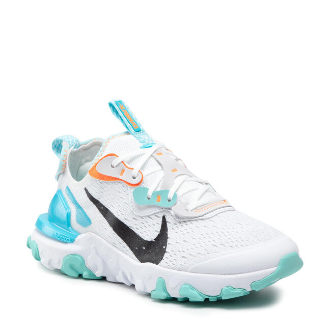 Nike blanche 2025 bleu orange