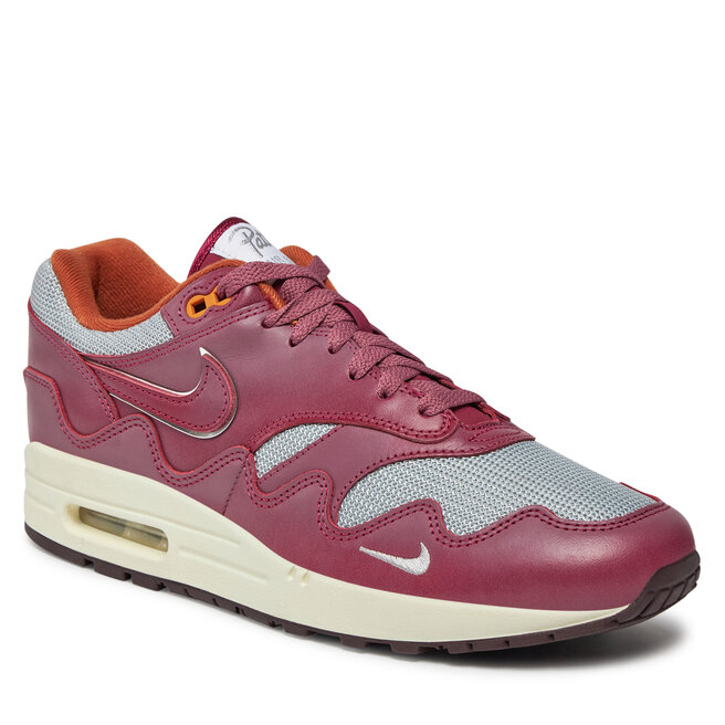 Scarpe top silver bordeaux