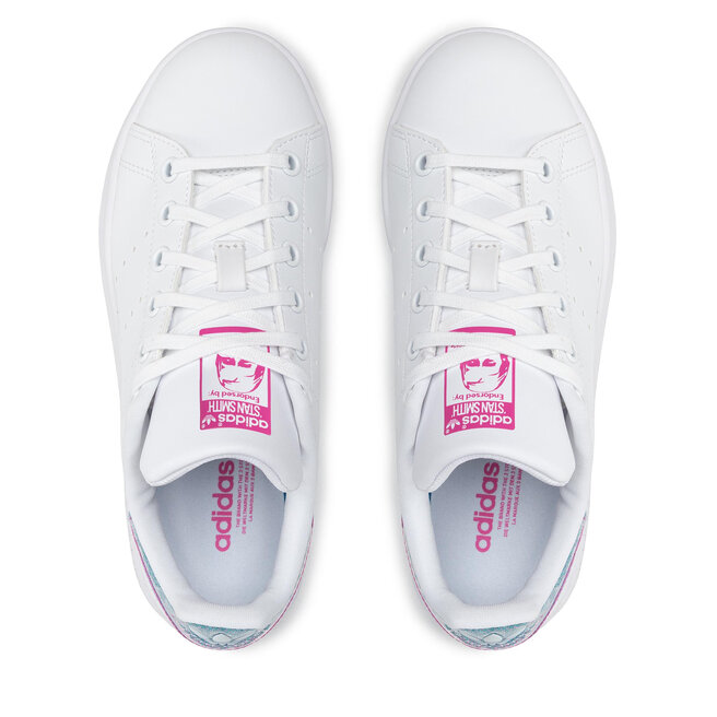 adidas Взуття adidas Stan Smith J GZ1548 Ftwwht/Ftwwht/Pink
