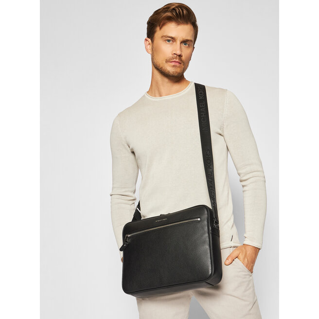 Porta PC MICHAEL Michael Kors Hudson 33S1LHDM1L Black it.eschuhe.ch