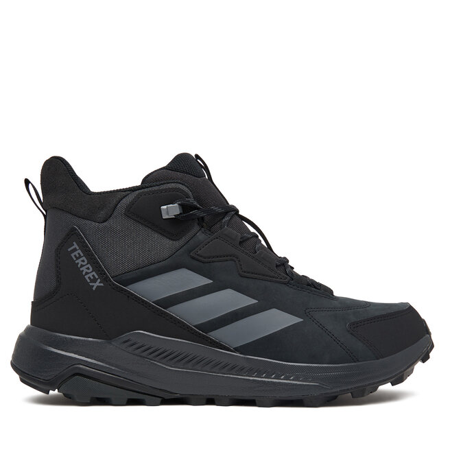 Trekkingi adidas Terrex Anylander Leather Mid Hiking KJ5212 Czarny
