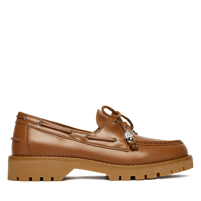 Loafersy MICHAEL Michael Kors Kenny 40R6KNFP1L Brązowy - kobiece