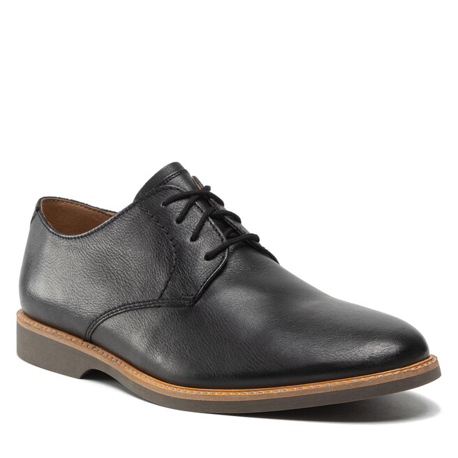 Halbschuhe Clarks Atticus Lace 261361557 Black Leather eschuhe