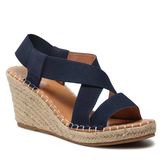 Espadryle Clara Barson WSS20460-02 Granatowy - kobiece