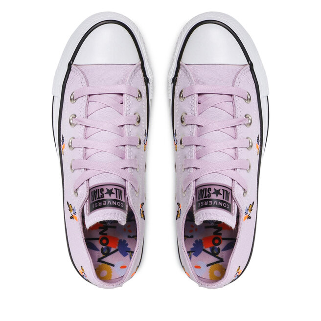 Converse Кецове Converse Ctas Ox A01735C Pale Amethyst/White/Black