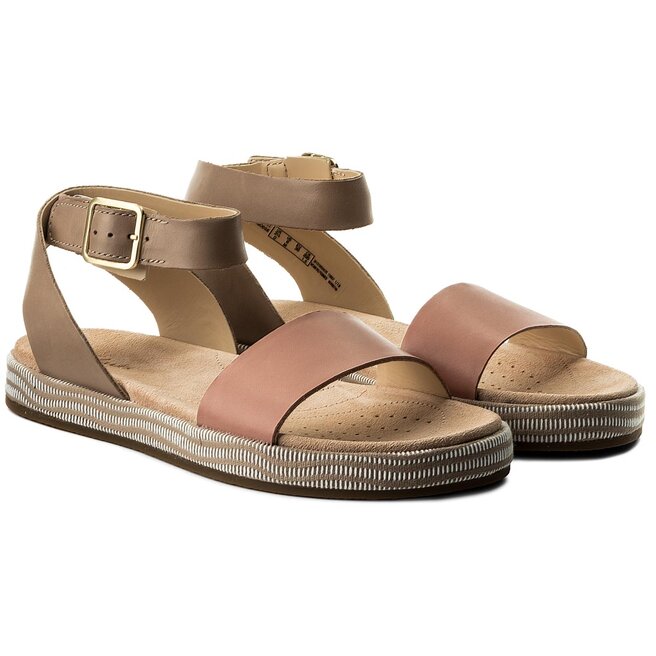 Sandaler Clarks Botanic Ivy 261319604 Sand Combi eskor