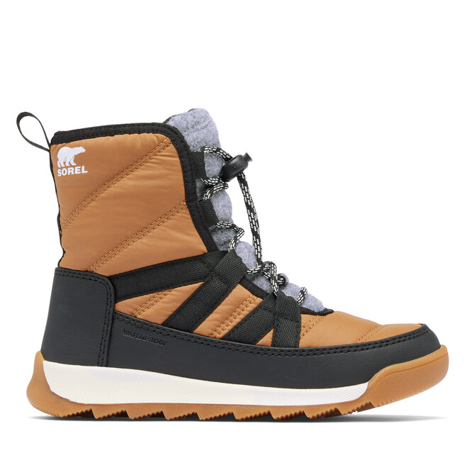 Śniegowce Sorel Youth Whitney II Plus Lace Wp - Brązowy