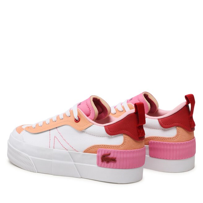 Lacoste Сникърси Lacoste L004 Platform 123 1 Cfa 745CFA0014286 Wht/Red