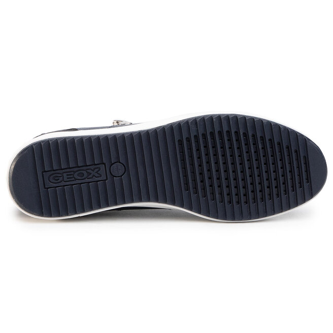 Geox D Blomiee E Sneakers voor dames, zwart, 38 EU