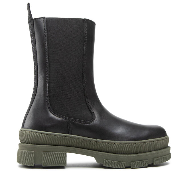 Steve Madden Klassische Stiefeletten Steve Madden Filina SM11001553-03001-068 Blk/Grn