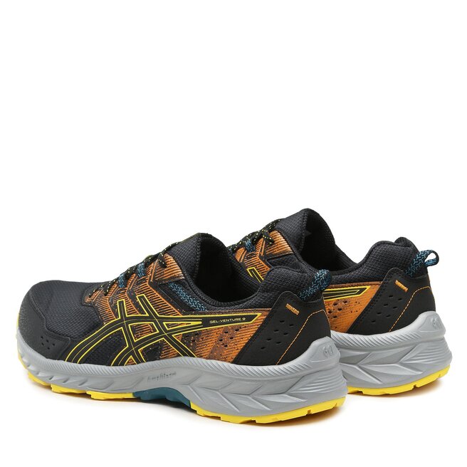 Asics Обувки Asics Gel-Venture 9 1011B486 Black/Golden Yellow 004