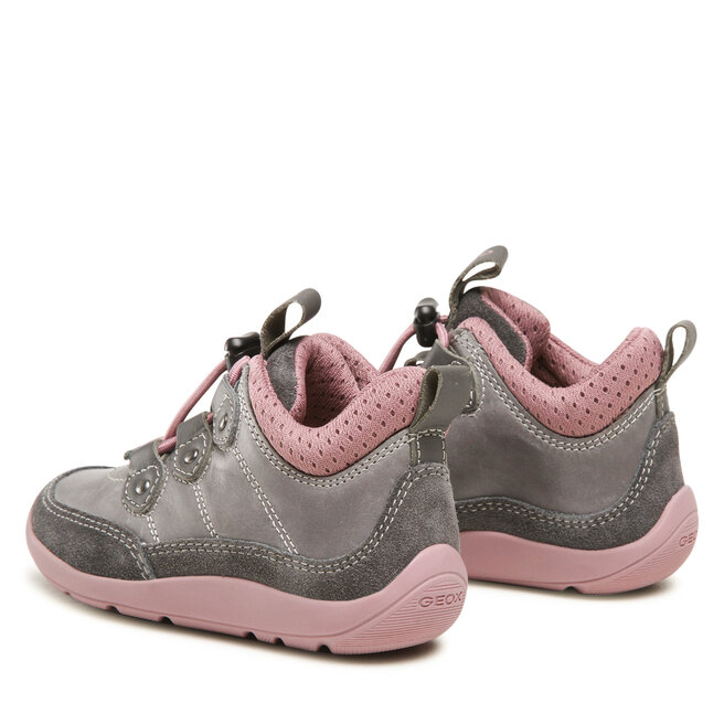 Zapatos barefoot Geox Barefeel Gris-Rosa