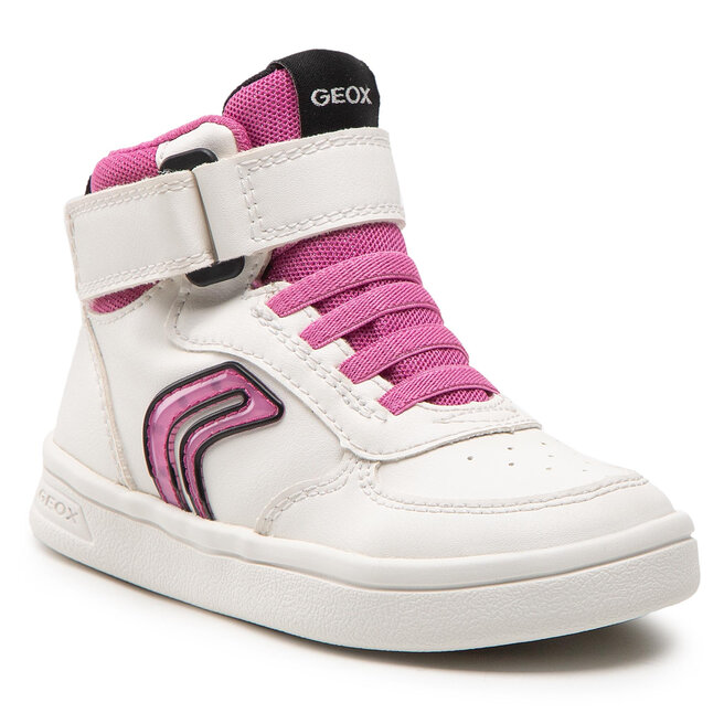 Geox Sneakersy Geox J Djrock G. C 264MC 0BCEW C0563 M White/Fuchsia
