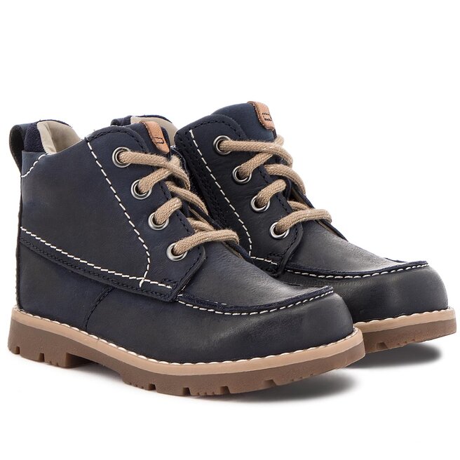 Polacchine Clarks Comet Moon 261358126 Navy Leather escarpe